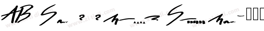 AB Sweetand Salty字体转换